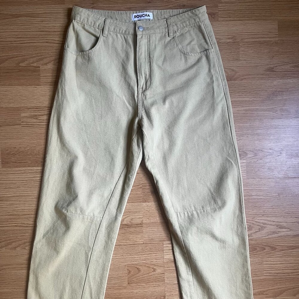 Roucha Denim Pants in Wheat Size "B"